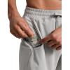imageCRZ YOGA Mens Swim Trunks 57  Mesh Liner Quick Dry Beach Sports Casual Swimwear Shorts with PocketsDark Chrome