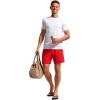 imageCRZ YOGA Mens Swim Trunks 57  Mesh Liner Quick Dry Beach Sports Casual Swimwear Shorts with PocketsDeep Red