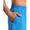 imageCRZ YOGA Mens Swim Trunks 57  Mesh Liner Quick Dry Beach Sports Casual Swimwear Shorts with PocketsMadagascar Blue