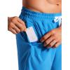 imageCRZ YOGA Mens Swim Trunks 57  Mesh Liner Quick Dry Beach Sports Casual Swimwear Shorts with PocketsMadagascar Blue
