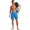 imageCRZ YOGA Mens Swim Trunks 57  Mesh Liner Quick Dry Beach Sports Casual Swimwear Shorts with PocketsMadagascar Blue