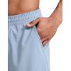 imageCRZ YOGA Mens Swim Trunks 57  Mesh Liner Quick Dry Beach Sports Casual Swimwear Shorts with PocketsThe Breeze Blue