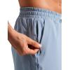 imageCRZ YOGA Mens Swim Trunks 57  Mesh Liner Quick Dry Beach Sports Casual Swimwear Shorts with PocketsThe Breeze Blue