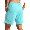 imageCRZ YOGA Mens Swim Trunks 57  Mesh Liner Quick Dry Beach Sports Casual Swimwear Shorts with PocketsTurquoise
