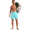 imageCRZ YOGA Mens Swim Trunks 57  Mesh Liner Quick Dry Beach Sports Casual Swimwear Shorts with PocketsTurquoise