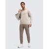 imageCRZ YOGA Performance Joggers for Men 29  Breathable SweatWicking Workout Athletic Casual Pants with PocketsCliff Ash