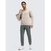 imageCRZ YOGA Performance Joggers for Men 29  Breathable SweatWicking Workout Athletic Casual Pants with PocketsGrey Sage