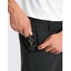 imageCRZ YOGA Stretch Cotton Chino Shorts for Men  7 Breathable Work Casual Classic Fit Twill Flat Front with PocketsBlack