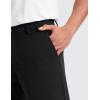 imageCRZ YOGA Stretch Cotton Chino Shorts for Men  7 Breathable Work Casual Classic Fit Twill Flat Front with PocketsBlack