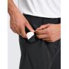 imageCRZ YOGA Stretch Cotton Chino Shorts for Men  7 Breathable Work Casual Classic Fit Twill Flat Front with PocketsInk Gray