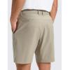 imageCRZ YOGA Stretch Cotton Chino Shorts for Men  7 Breathable Work Casual Classic Fit Twill Flat Front with PocketsOak