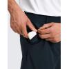imageCRZ YOGA Stretch Cotton Chino Shorts for Men  7 Breathable Work Casual Classic Fit Twill Flat Front with PocketsTrue Navy