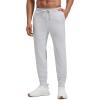 imageCRZ YOGA Performance Joggers for Men 29  Breathable SweatWicking Workout Athletic Casual Pants with PocketsLight Grey Heather