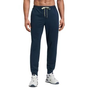 imageCRZ YOGA Performance Joggers for Men 29  Breathable SweatWicking Workout Athletic Casual Pants with PocketsInk Blue