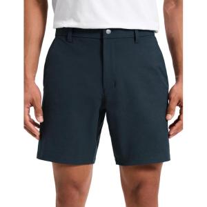 imageCRZ YOGA Stretch Cotton Chino Shorts for Men  7 Breathable Work Casual Classic Fit Twill Flat Front with PocketsTrue Navy