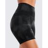 imageCRZ YOGA ButterLuxe Biker Shorts 6  High Waisted Workout Running Volleyball Spandex Yoga WomensBlack Tie Dye Flowers