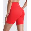 imageCRZ YOGA ButterLuxe Biker Shorts 6  High Waisted Workout Running Volleyball Spandex Yoga WomensDeep Red