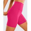imageCRZ YOGA ButterLuxe Biker Shorts 6  High Waisted Workout Running Volleyball Spandex Yoga WomensGranita Pink
