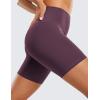 imageCRZ YOGA ButterLuxe Biker Shorts 6  High Waisted Workout Running Volleyball Spandex Yoga WomensGrape Thistle Purple