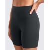 imageCRZ YOGA ButterLuxe Biker Shorts 6  High Waisted Workout Running Volleyball Spandex Yoga WomensMelanite