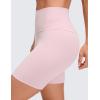 imageCRZ YOGA ButterLuxe Biker Shorts 6  High Waisted Workout Running Volleyball Spandex Yoga WomensPink Haze
