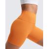 imageCRZ YOGA ButterLuxe Biker Shorts 6  High Waisted Workout Running Volleyball Spandex Yoga WomensTiger Orange
