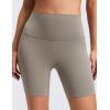 imageCRZ YOGA ButterLuxe Biker Shorts 6  High Waisted Workout Running Volleyball Spandex Yoga WomensWarm Ash Grey