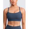 imageCRZ YOGA Butterlift CutOut Cross Back Sports Bras for Women  Medium Impact Adjustable Thin Straps Pilates Padded Gym TopsStelindigo