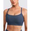 imageCRZ YOGA Butterlift CutOut Cross Back Sports Bras for Women  Medium Impact Adjustable Thin Straps Pilates Padded Gym TopsStelindigo
