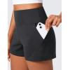 imageCRZ YOGA Butterlift Linerless Shorts for Women 3  High Waisted Comfy Yoga Casual Lounge Workout with PocketsMysterious Grey