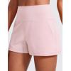 imageCRZ YOGA Butterlift Linerless Shorts for Women 3  High Waisted Comfy Yoga Casual Lounge Workout with PocketsStrawberry Pink