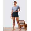imageCRZ YOGA Butterlift Linerless Shorts for Women 3  High Waisted Comfy Yoga Casual Lounge Workout with PocketsTrue Navy