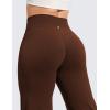 imageCRZ YOGA Softretch No Front Seam Wide Leg Pants 28 30 32 for Women  High Waist Yoga Lounge Buttery Soft Comfy CasualLava Brown