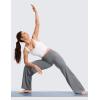 imageCRZ YOGA Softretch No Front Seam Wide Leg Pants 28 30 32 for Women  High Waist Yoga Lounge Buttery Soft Comfy CasualSolar Grey