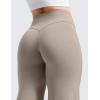 imageCRZ YOGA Softretch No Front Seam Wide Leg Pants 28 30 32 for Women  High Waist Yoga Lounge Buttery Soft Comfy CasualWarm Ash Grey