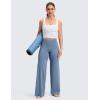 imageCRZ YOGA Softretch No Front Seam Wide Leg Pants 28 30 32 for Women  High Waist Yoga Lounge Buttery Soft Comfy CasualWashed Denim