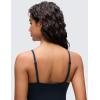 imageCRZ YOGA V Neck Maxi Tank Dress for Women  Adjustable Straps Sleeveless Flowy Casual Outfits with Two Side PocketsTrue Navy