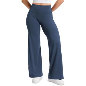 imageCRZ YOGA Softretch No Front Seam Wide Leg Pants 28 30 32 for Women  High Waist Yoga Lounge Buttery Soft Comfy CasualStelindigo