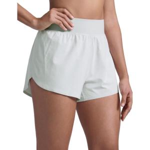 imageCRZ YOGA High Waisted Split Running Shorts for Women 3  Comfy Mesh Liner for Workout Athletic Gym Track Quick DryOcean Air
