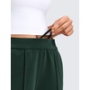 image:imageCRZ YOGA SoftAura Pintuck Straight Leg Sweatpants Women 30  Modal Casual Lounge Travel Pants with PocketsLegend Green