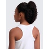 image:imageCRZ YOGA Girls Seamless Athletic Tank Tops Waist Length  Active Dance Casual Racerback Crew Neck Sleeveless Kids TeenWhite