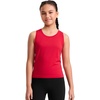 image:imageCRZ YOGA Girls Seamless Athletic Tank Tops Waist Length  Active Dance Casual Racerback Crew Neck Sleeveless Kids TeenAurora Red