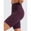 image:imageCRZ YOGA Butterluxe Biker Shorts 8  High Waisted Gym Workout Running Volleyball Spandex Yoga WomensDeep Purple