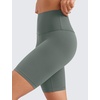 image:imageCRZ YOGA Butterluxe Biker Shorts 8  High Waisted Gym Workout Running Volleyball Spandex Yoga WomensGrey Sage