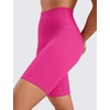 image:imageCRZ YOGA Butterluxe Biker Shorts 8  High Waisted Gym Workout Running Volleyball Spandex Yoga WomensHibiscus Purple