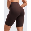 image:imageCRZ YOGA Butterluxe Biker Shorts 8  High Waisted Gym Workout Running Volleyball Spandex Yoga WomensHot Fudge Brown
