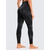 image:imageCRZ YOGA Butterluxe Crossover Waist Leggings 28  Criss Cross Full Length Workout Athletic Womens Yoga PantsBlack Tie Dye Flowers