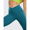 image:imageCRZ YOGA Butterluxe Crossover Waist Leggings 28  Criss Cross Full Length Workout Athletic Womens Yoga PantsBorealis Green