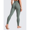 image:imageCRZ YOGA Butterluxe Crossover Waist Leggings 28  Criss Cross Full Length Workout Athletic Womens Yoga PantsGrey Sage
