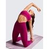 image:imageCRZ YOGA Butterluxe Crossover Waist Leggings 28  Criss Cross Full Length Workout Athletic Womens Yoga PantsMagenta Purple